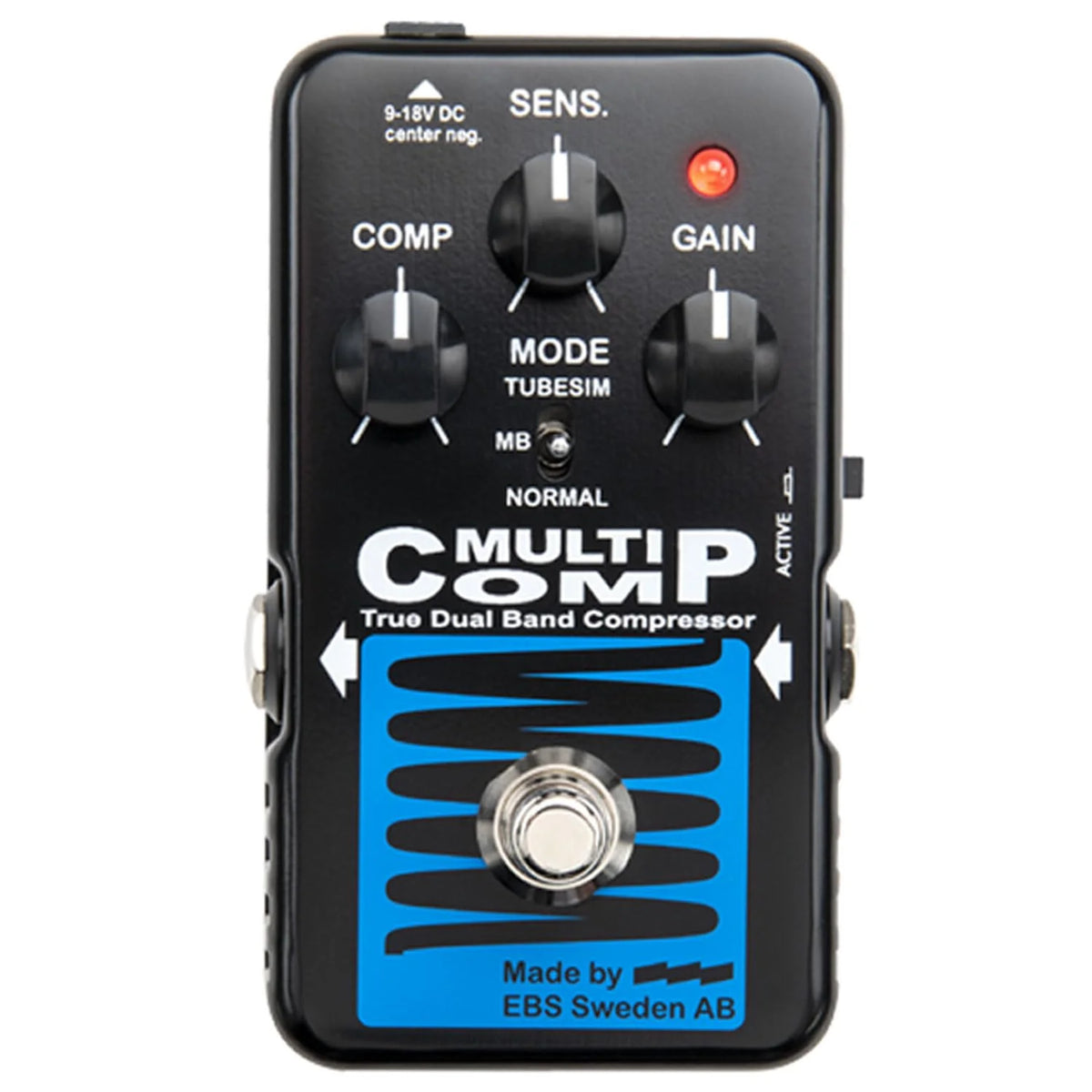 EBS Multicomp kompresor do Bass Blue z zasilaczem
