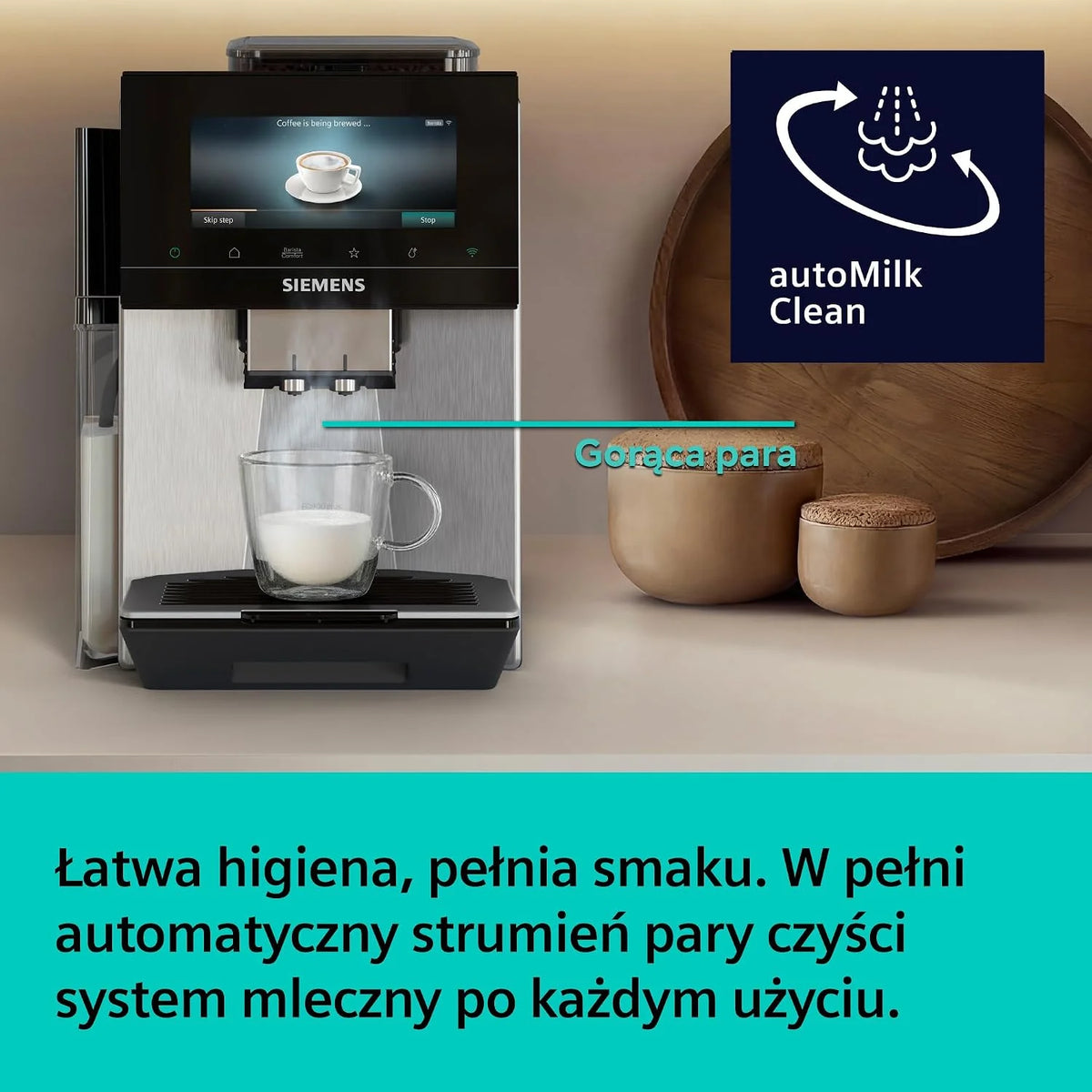 Siemens EQ900 plus iAroma Ekspres ciśnieniowy, TQ923EZ3, stal nierdzewna