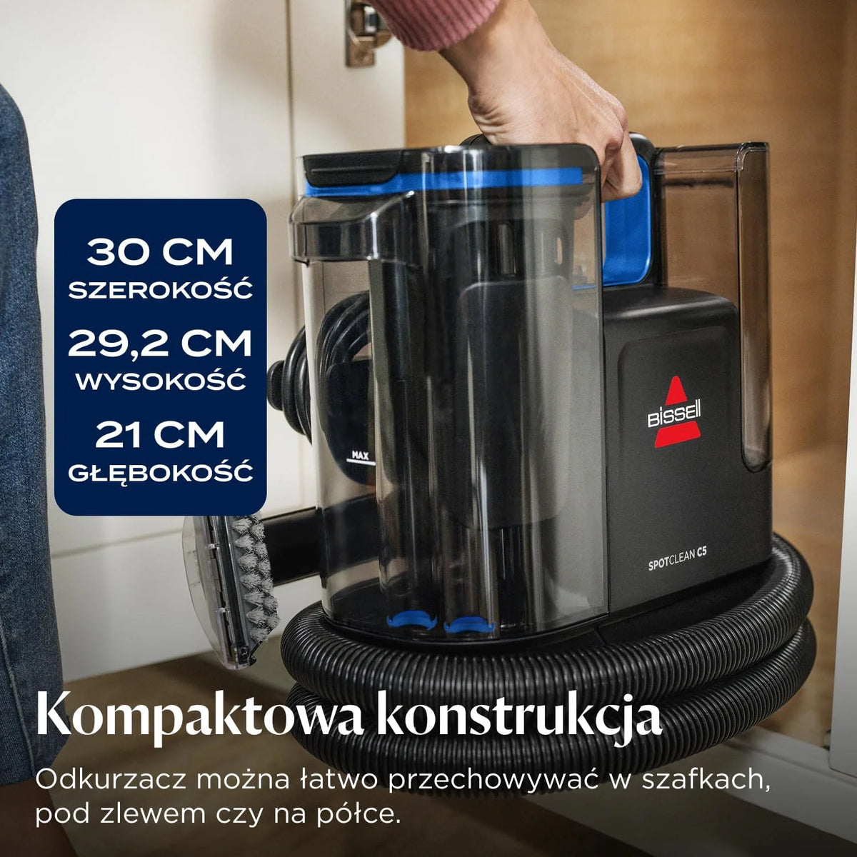 BISSELL SpotClean C5 Odkurzacz Piorący do Tapicerki 400W 3861N