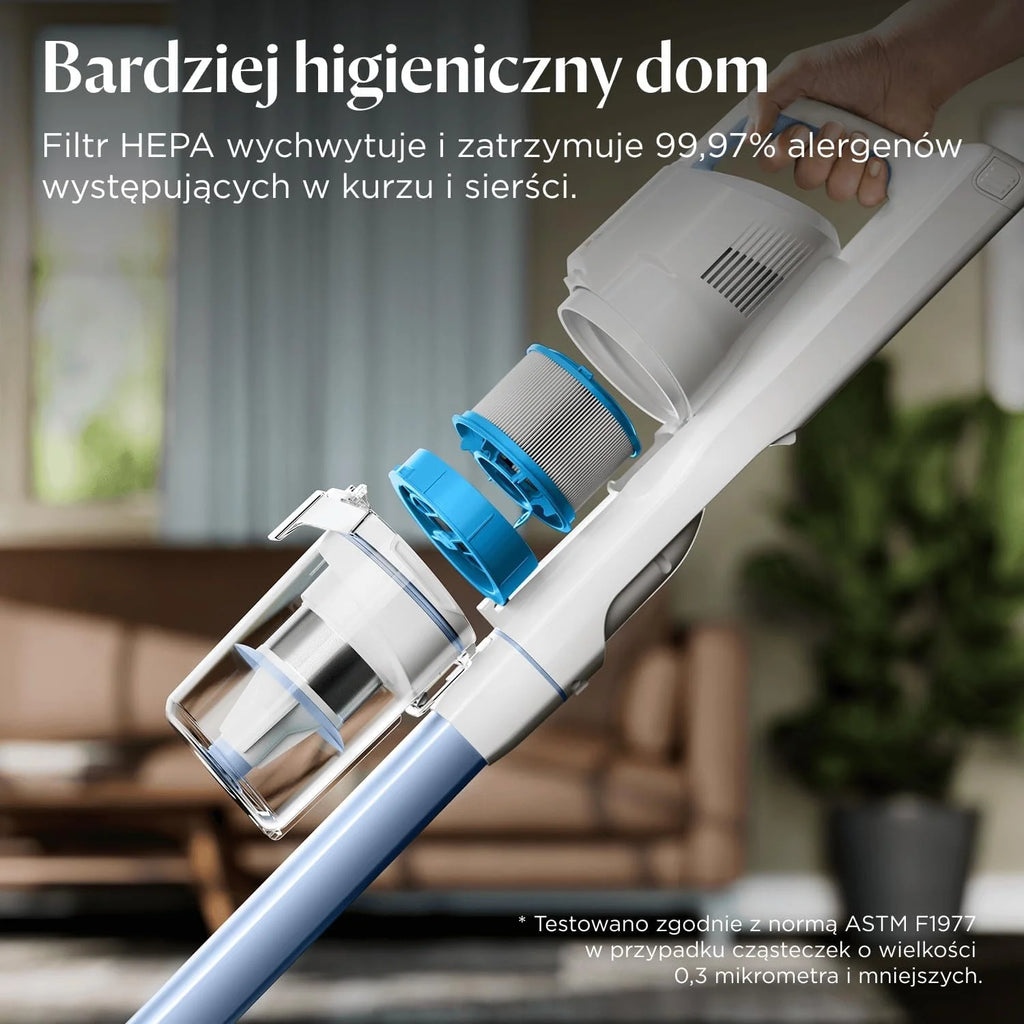 BISSELL PowerClean Odkurzacz Pionowy Bezprzewodowy 3 w 1 200W 4261N