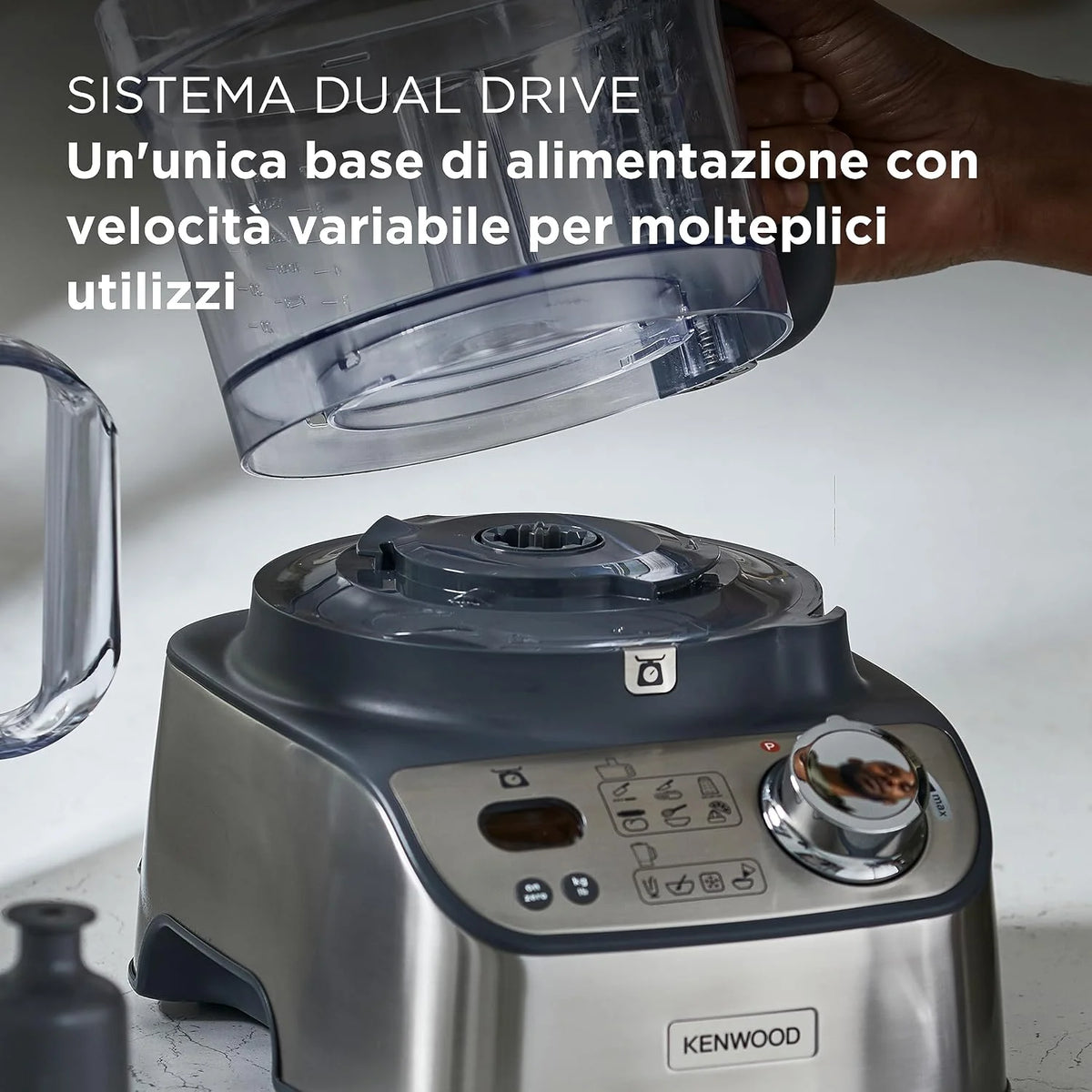 Kenwood FDM71.450SS Robot Kuchenny MultiPro Express Weigh, Srebrny