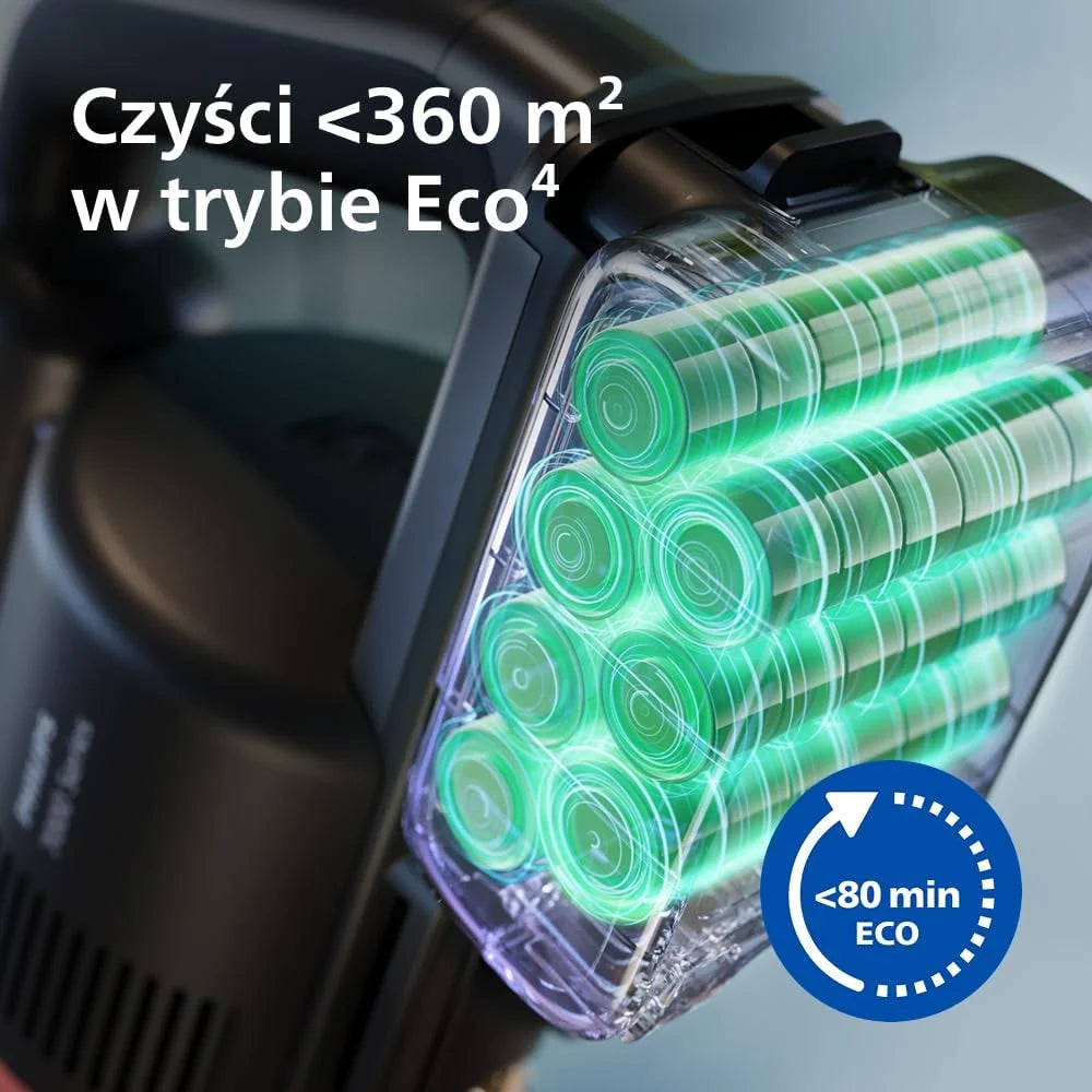 Philips SpeedPro Max Odkurzacz Pionowy serii 7000, Ssanie 360°, Do Sierści