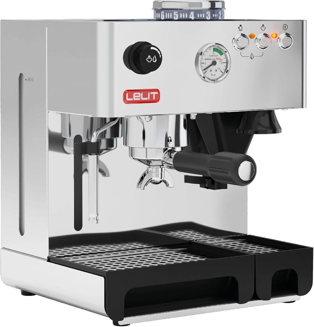 Lelit Anita Ekspres do Kawy, Srebrny, 1000W 230V