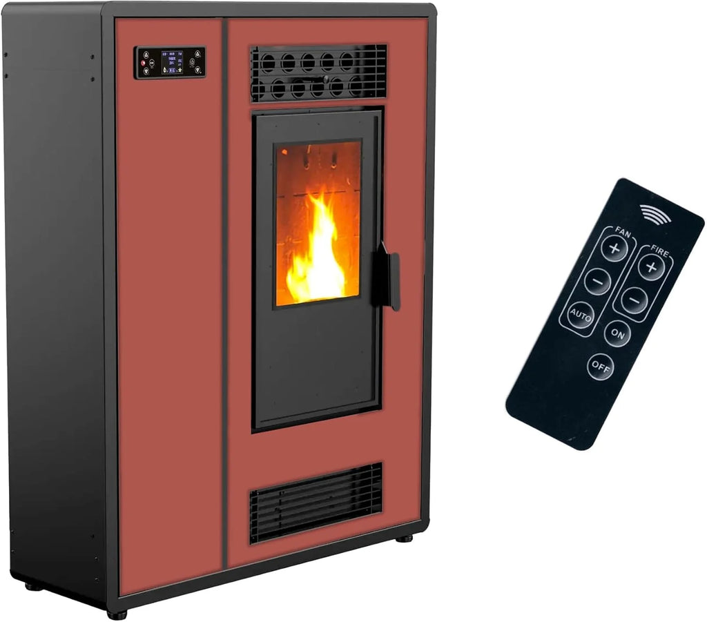 Patelnia na pellet Air Slim Astral 12,2 kW Bordeaux Sannover