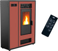 Patelnia na pellet Air Slim Astral 12,2 kW Bordeaux Sannover