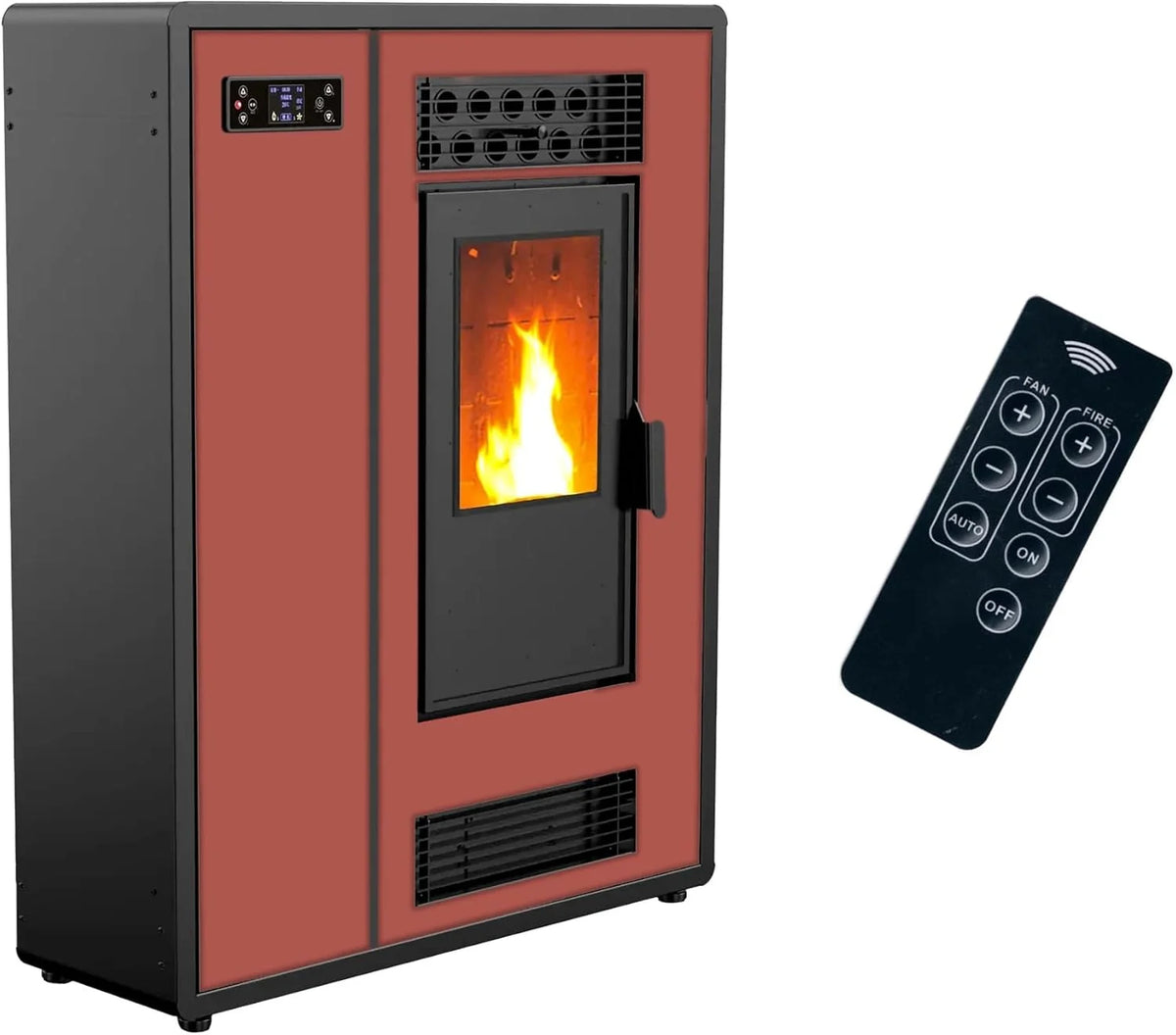 Patelnia na pellet Air Slim Astral 12,2 kW Bordeaux Sannover