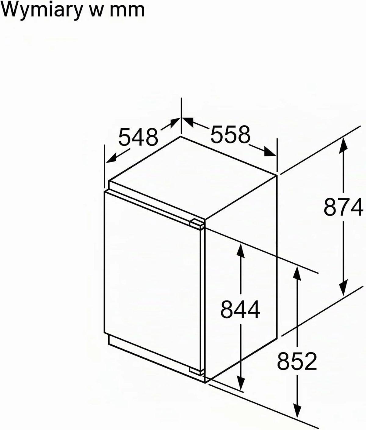 SIEMENS KI21RADD1 lodówka do zabudowy iQ500, wbudowana lodówka bez zamrażarki 87,4 x 56 cm, chłodzenie 136 l, HyperFresh Box, oświetlenie LED, superCooling, autoAirflow