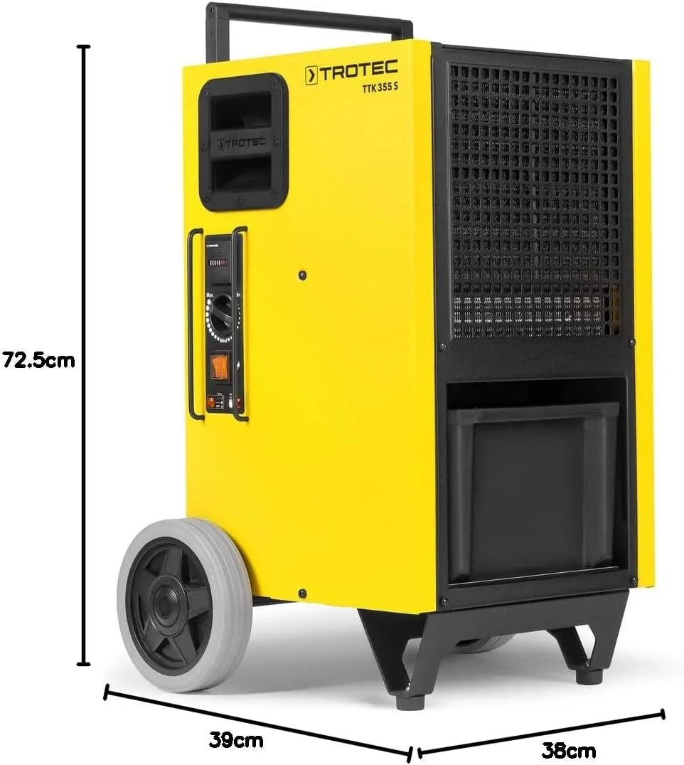 TROTEC TTK 355 S osuszacz budowlany osuszacz powietrza wydajność osuszania do 70 l/dzień