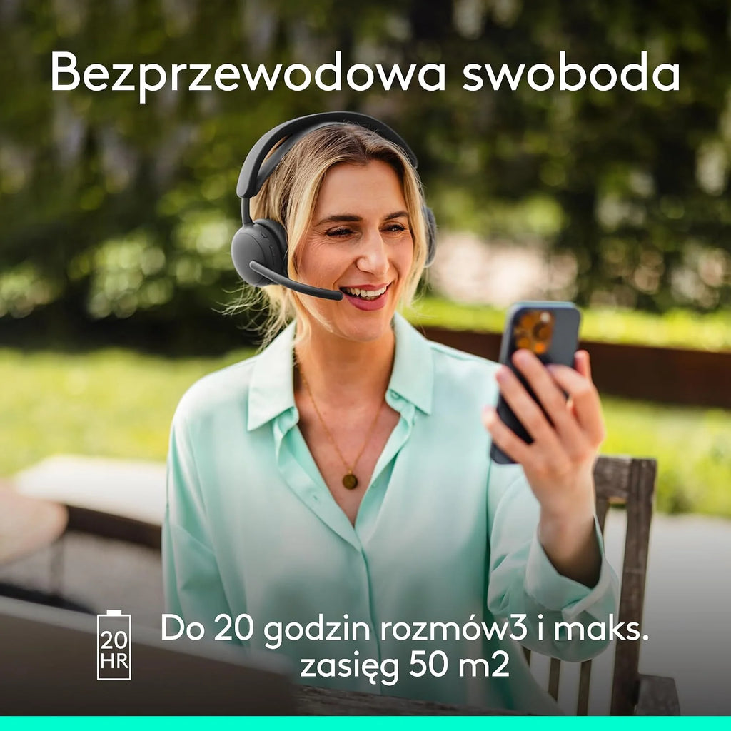 Logitech Zone Wireless 2 ES – bezprzewodowy zestaw słuchawkowy