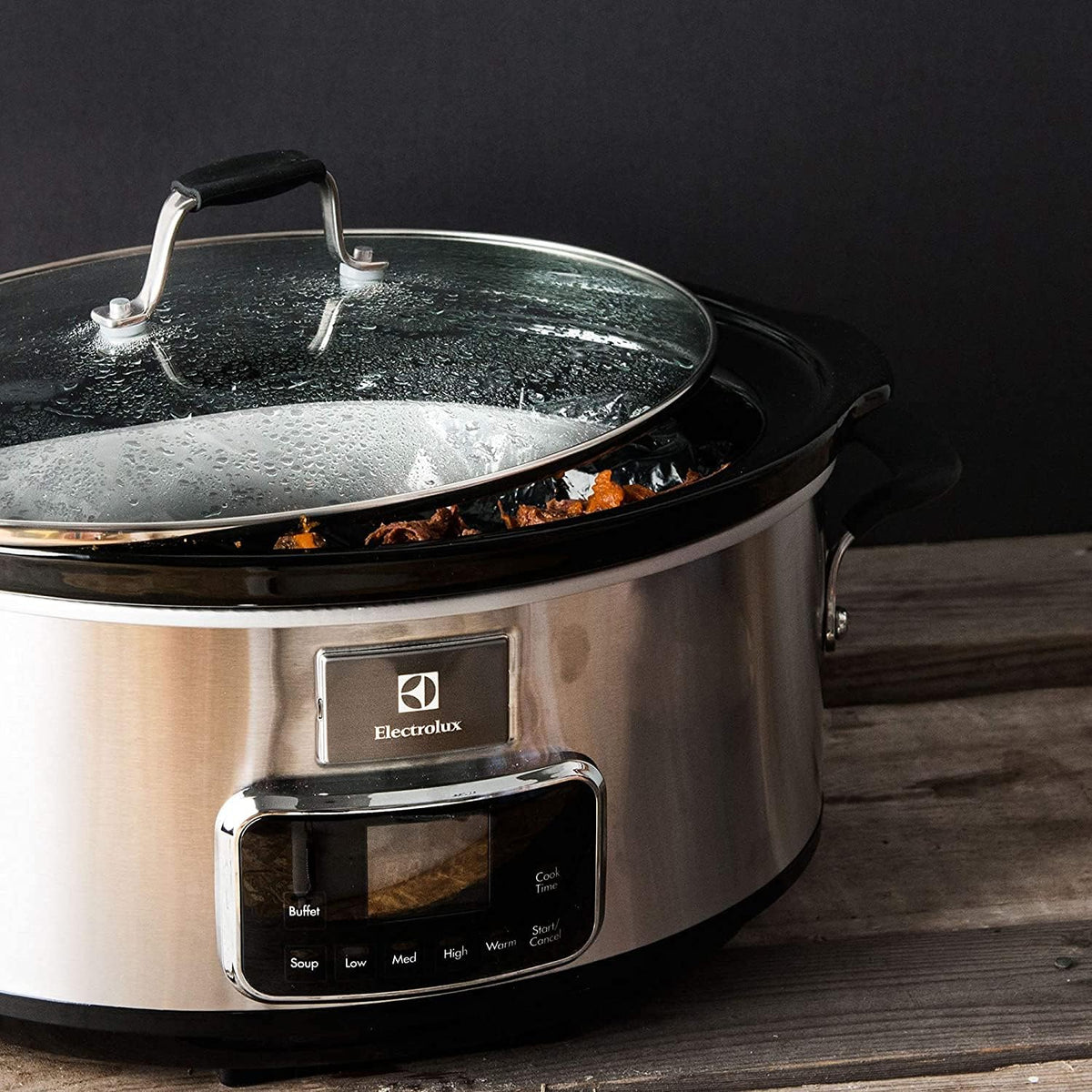 Electrolux ESC7400 Wolnowar – wolnowar ze stali nierdzewnej z 6 wstępnie zdefiniowanymi programami, 235 W, 6,6 l