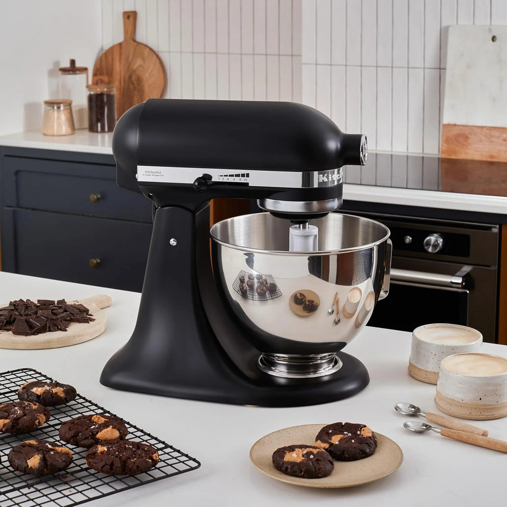 KitchenAid 5KSM95PSEBM robot kuchenny z uchylną głowicą silnika, 4,3 l, kolor czarny matowy