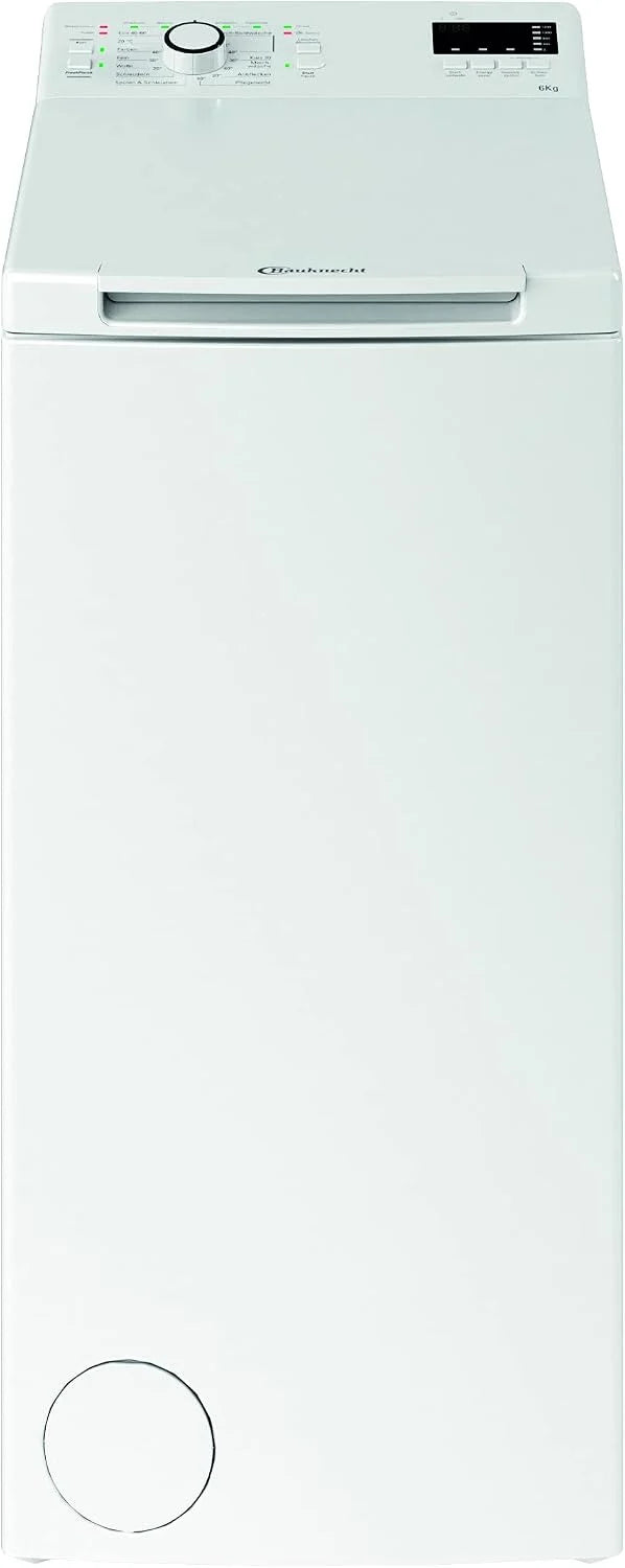 Bauknecht WAT Smart Eco 12C pralka ładowana od góry/6 kg/1200 obr./min., krótki 30'/FreshFinish/intensywne płukanie, ochrona przed wodą wielokrotnego użytku, oszczędność energii, program wełny, wybór