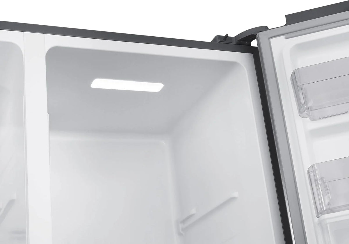 Respekta Halvar Side-by-Side 439 L, No Frost, dozownik wody, Inox Look