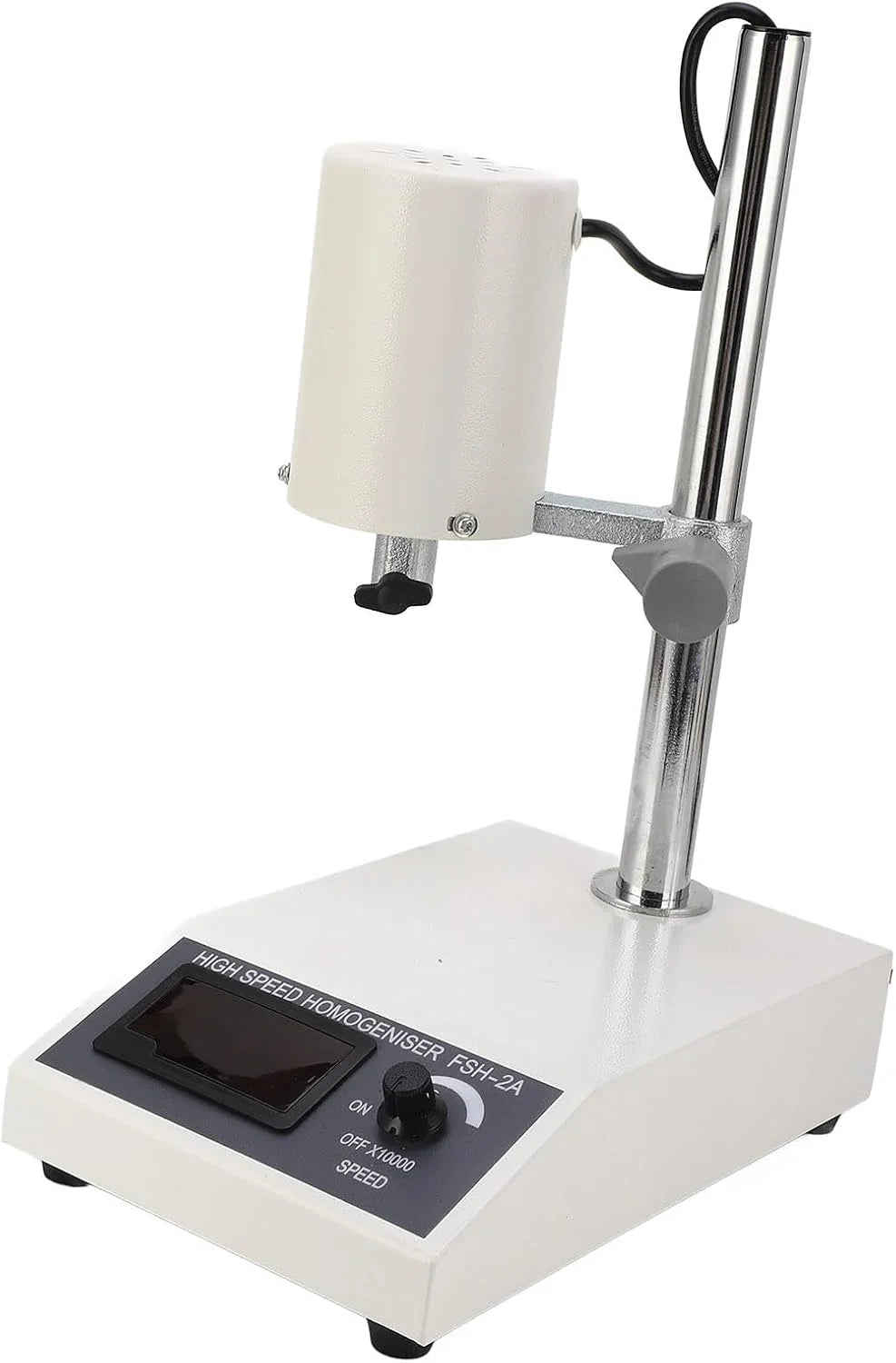 Homogenizator Wysokoobrotowy, Regulowany Homogenizator Wysokoobrotowy 8000‑22000 Obr/min Głowice Robocze FSH-2A z Akcesoriami do Blendera 5‑1000 Ml, Mieszadła (Wtyczka UE 220 V)