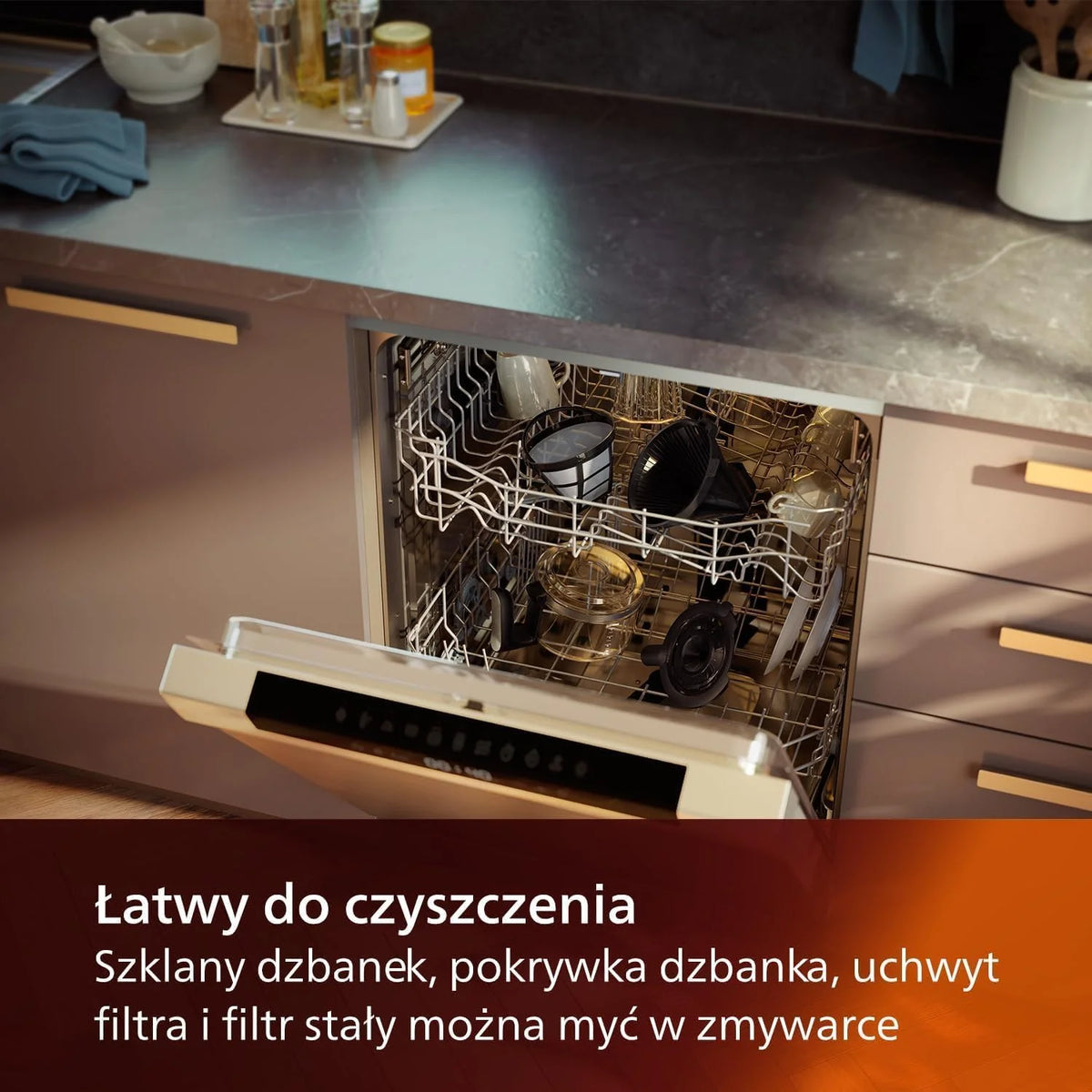 Philips Ekspres Przelewowy do Kawy z Wbudowanym Młynkiem, 1,25 l