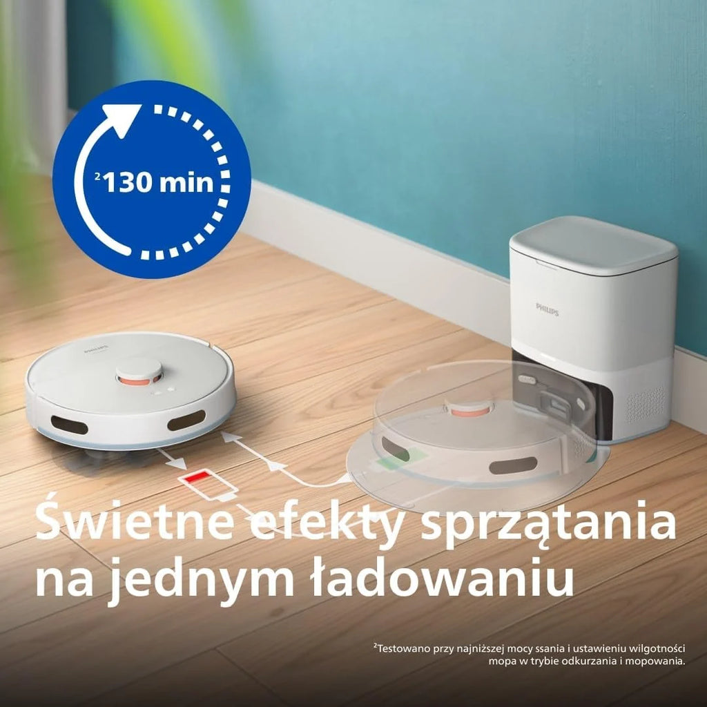 Philips HomeRun Robot Sprzątający serii 2000, 2700 Pa, Stacja Opróżniania