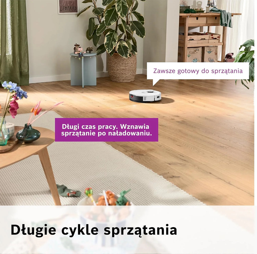 Bosch Spotless+ Robot sprzątający, BCRD1W, biały