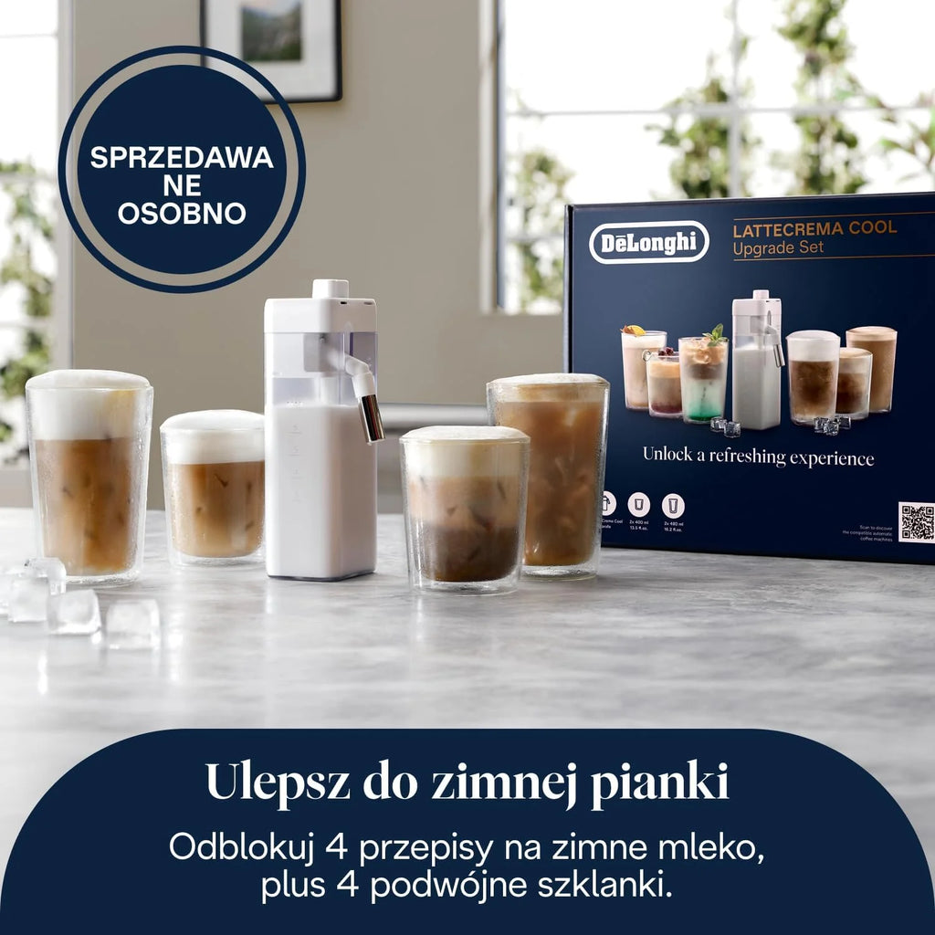 De'Longhi Rivelia Start - Automatyczny Ekspres do Kawy 10 Napojów Beżowy