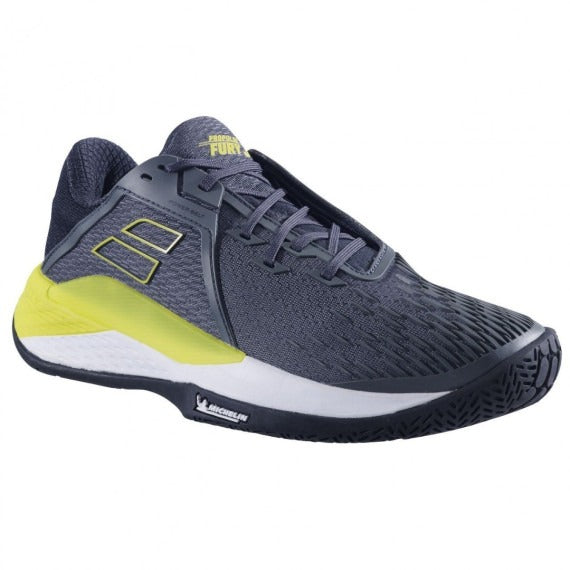 Buty tenisowe męskie Babolat Propulse Fury 3 AC grey/aero