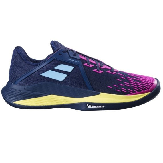 Buty tenisowe męskie Babolat Propulse Fury 3 Clay dark blue/pink aero