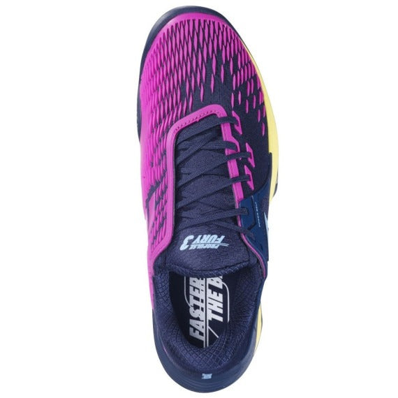 Buty tenisowe męskie Babolat Propulse Fury 3 Clay dark blue/pink aero