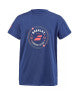 Koszulka chłopięca Babolat EXERCISE GRAPHIC TEE estete blue