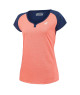 Koszulka damska Babolat Play Cap Sleeve Top fluo strike/estate blue